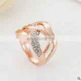 White Gold Plated Rings Women Wedding Engagement Rings Fashion CZ Diamond Vintage Jewelry thumbnail-1