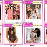 Women Open Bust Erotic Lingerie Sexy Costumes Elegant Lace Teddies Sleepwear Set Sex Dolls Pajamas for Women Hot Night Dress thumbnail-5