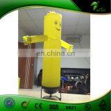 Popular Cheap Small Indoor Inflatable Air Dancer, Yellow Custom Logo Printing Attractive Mini Desktop Tube Man thumbnail-5