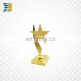 Star Shape Custom Gold Plating Award Small Trophy
