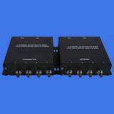 3G SDI Transceiver, SY-3G-4SDI-S 4-Channel 3G-SDI Multiplexer Over Singlemode Fiber Extender; Quad SDI Transceiver