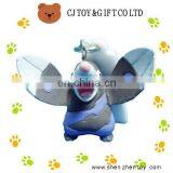 Flocking PVC Horse Toy by Plastic Toys Factory Provided