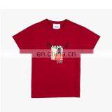 DiZNEW 2020 European and American Mens Vintage Pullover Organic Cotton t Shirt Red thumbnail-2