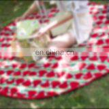 Hot Selling Washable Straw Polyester Extra Large Outdoor Picnic Blanket Paisley Pattern Beach Picnic Blanket thumbnail-1