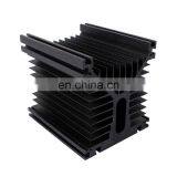 Black Anodized Aluminum Extrusion Heat Sink Profile thumbnail-3