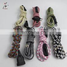 Hot Sale Braided Power Cable With EU Plug Switch Vintage Lamp Cord Set CE ROHS Approved