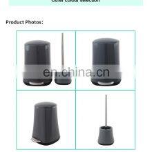 Deluxe Pearl Glaze Ceramic Bathroom Accessories 8PCS Set With Waste Basket Soap Dispenser thumbnail-5