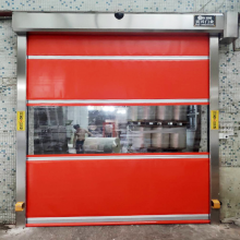 Automatic Rolling Shutter Doors Warehouse Rapid Factory Manufacturing High Speed Aluminum Roll Up Door thumbnail-3