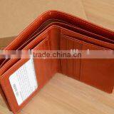 High Quality Cow Leather Men's Bifold Wallet Small Wallet Card Holder Wallet thumbnail-5