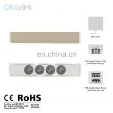 French Socket With Fast Connector for Office Power Supply