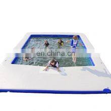 Inflatable Yacht Floating Ocean Sea Swimming Pool With Anti Jellyfish Net