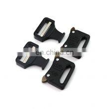 Fashion Design Exquisite Appearance Custom Logo Durable Zinc Alloy Side Release Buckle For Men Belts thumbnail-1