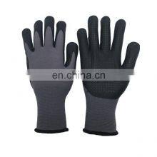 Micro-touch Exam Work Safety Gloves Printed Nitrile High Quality Half Coated With Silicone Construction, Industrial Work S - XXL thumbnail-1