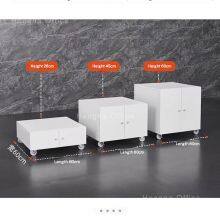 HN-LW9 Steel Machine Cabinet With Lockable Wheels, Heavy Duty Metal Printer Stand for Multifunction Laser Printer Support for Professional Agency thumbnail-2