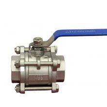 ANSI WCB Low Pressure Ball Valve Black Steel Thread Ball Valve 2