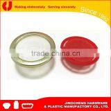 42mm Plastic Spout Cap / Pull Push Caps / Oil Bottle Cap With Metal Ring Supplier China thumbnail-4