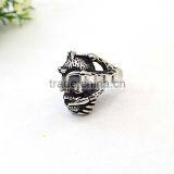 Skull Jewelry Wholesale Fashion Ring Finger Rings Photos Boy Skull Ring thumbnail-2