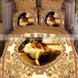 3D Reactive Dye People Print Bedding Cotton Duvet Cover Bed Set thumbnail-1