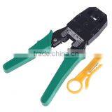 Hot Portable RJ45 RJ11 RJ12 Wire Cable Crimper Crimp Cutting Stripper PC Network Hand Tool Pliers and Cable Tester