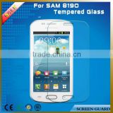 SGS ISO9001 ROHS for Samsung S3 mini 8190 0.15/0.2/0.33/0.4mm Tempered Glass Shield Screen Guard
