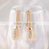Wholesale Saudi Gold Jewelry Dangle Gold Earring Designs thumbnail-5