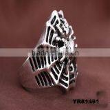 Fashion man ring prices zinc alloy jewelry skull fashion man ring