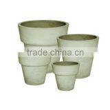 garden furniture concrete traditional flowerpot