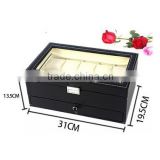 China Unique Design Leather Wrist Watch G&p Collection,double - Layer Watch Box, Faux Leather Watch Holder thumbnail-2