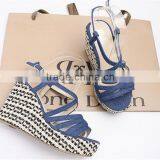 no Heel Wedge Shoes Women Shoes Summer Sandals European Women Shoes Summer Sandals thumbnail-3