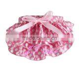 Brown Leopard With Hot Pink Bow Bloomers- Toddler Ruffle Shorts-ruffle Shorts thumbnail-6