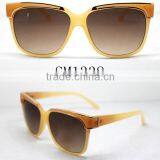 yellow woman sunglasses, taizhou glasses , custom your logo eye glasses