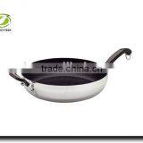 High Performance Nonstick Season Aluminum Saute Pan /Wok With One Handle thumbnail-2