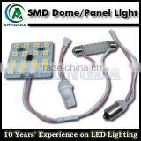 T10 W5W BA9S Festoon Samsung 16-SMD LED Panel Lights for Interior Map Dome Light