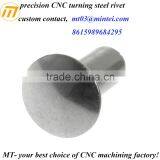 Custom CNC Turning Precision Steel Doom Head Rivet