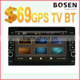 touch screen car dvd player with GPS TV BT hot sale price