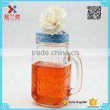 Wholesale 450ml Eco-friendly Feature Food Use Glass Material Beverage Bottle thumbnail-6