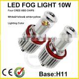 Amber /white Cre-e Chip Full Kit Car Spare Parts H8/H10/H11/H16/9005/9006 Car Fog Light Led thumbnail-4