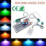 Super Bright Auto Light Headlight 5050smd Rgb Led Angel Eyes thumbnail-3