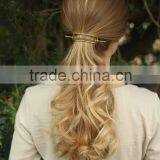 Brass Hair Slide Large Metal Hair Barrette Rustic Copper Hair Clip Minimalist Hair Accessories Up-do Hair Barrette thumbnail-5