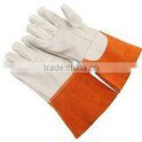 Mig-Tig Welding Gloves Grain Welder Split Gauntlet Cuff/best Quality Taidoc
