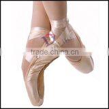 S5112 satin ballet pointe shoes pointe dance shoes wholesale ballet pointe shoes for sale