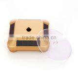 Wholesale Watch/keychain/store Small Square Solar Power Rotating Display Stand thumbnail-2