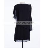 China Dress Manufacturer New Fashion Black Plus Size One Piece Long Ladies Cheap Cost Dress for Women thumbnail-4