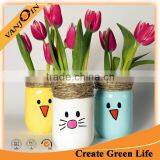 Home Decoration Custom Painting Mason Jar Glass Vase Wholesale thumbnail-6