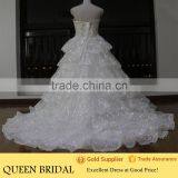 Real Works Luxury Bling Wedding Dresses Ball Gown in Turkey 2016 thumbnail-1