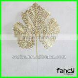 2016 New Design High Quality Artificial Single Leaf for Christmas