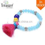 New Design Bohemia Zinc Alloy Wooden Acrylic Beads Bracelet for Valentine Gift 2016 thumbnail-1