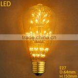 Super High Lumen Edison Led Bulb Lights 3W Warm White Edision Bulb Light