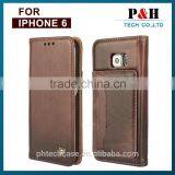 Flip Genuine Leather Case for Iphone 6 Plus,for Iphone 6 Flip Leather Cover Case thumbnail-4