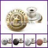 Custom Brand Logo Metal Push Brass Snap Fasteners thumbnail-2
